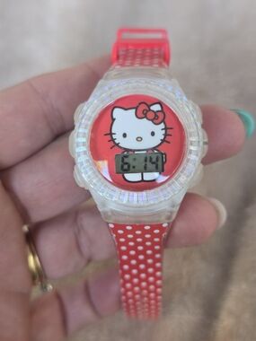 Hello Kitty Red Kids LED Digital Watch